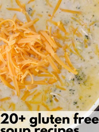 20+ of the Best Gluten Free Soup Recipes perfect for the fall and winter months! You will love how easy this makes meal planning!