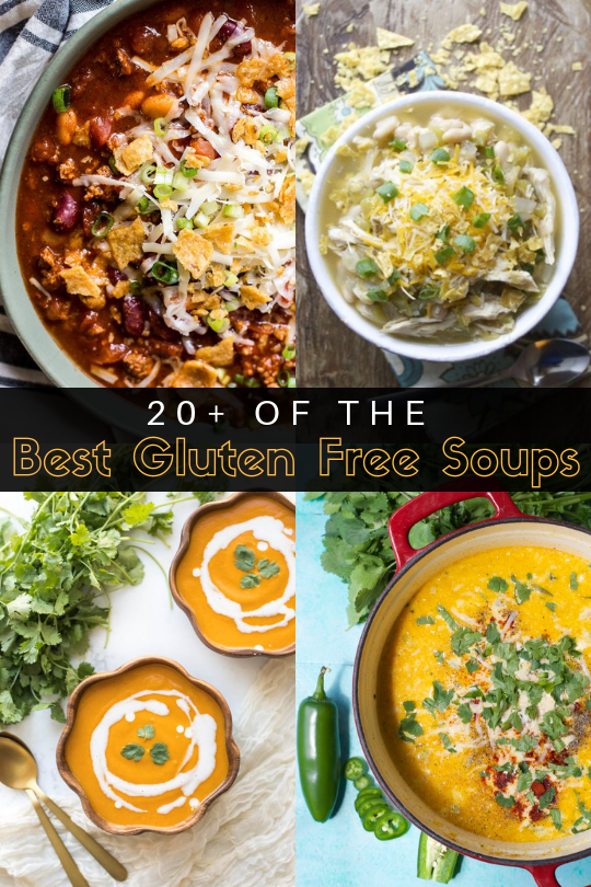 20+ af de bedste glutenfri suppeopskrifter perfekt til efterårs- og vintermånederne! Du vil elske, hvor nemt dette gør måltidsplanlægning! #mealprep #slowcooker