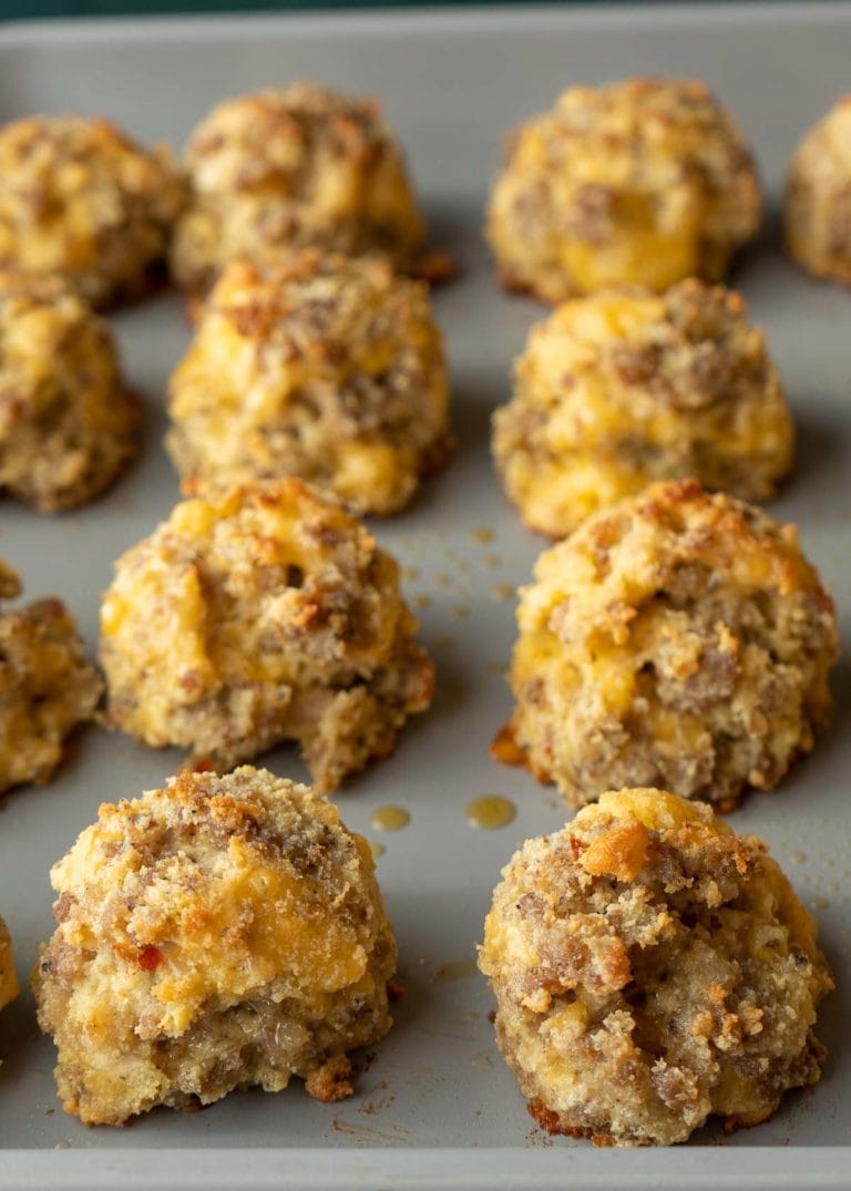 Keto Sausage Egg and Cheese Bites Maebells