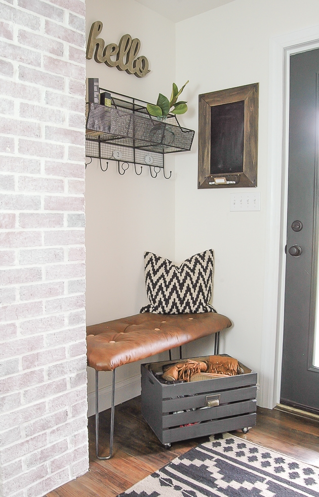 12 beautiful and functional entryways to inspire you to tackle your own! #diy #fixerupper