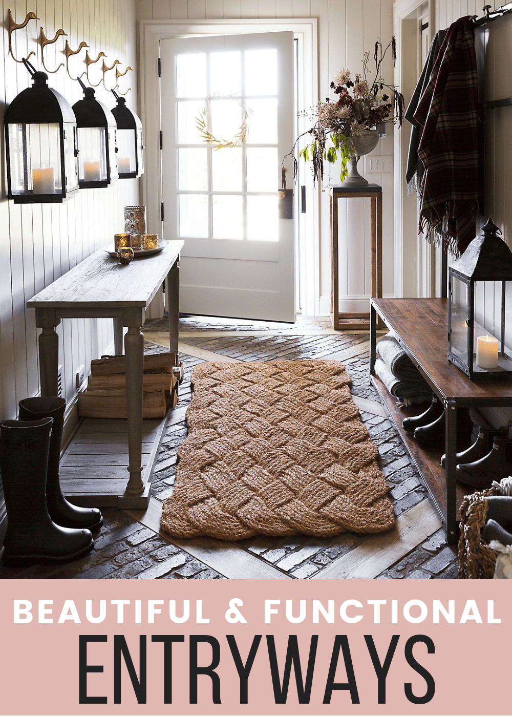 12 beautiful and functional entryways to inspire you to tackle your own!