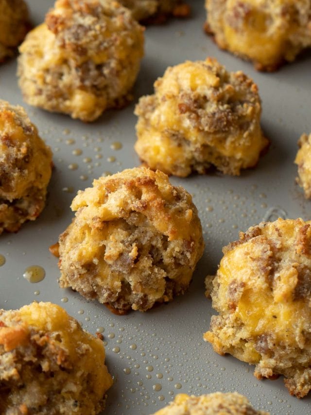 Keto Sausage Egg and Cheese Bites Maebells