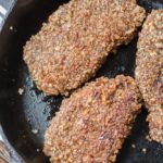 Pecan Crusted Pork Chops (Keto + low carb)