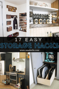 17 Easy Storage Hacks You Need - Maebells