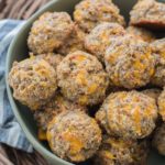 Cheddar Ranch Keto Sausage Balls (low carb + Keto)