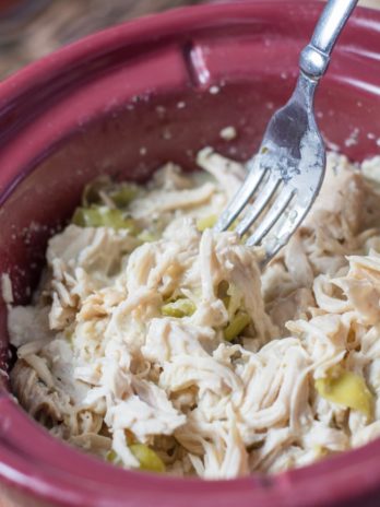 This easy Keto Slow Cooker Ranch Chicken is the perfect set it and forget it meal! It is great for sliders, tacos, salads and keto meal prep!