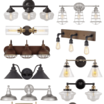 Affordable Farmhouse Style Bathroom Lighting