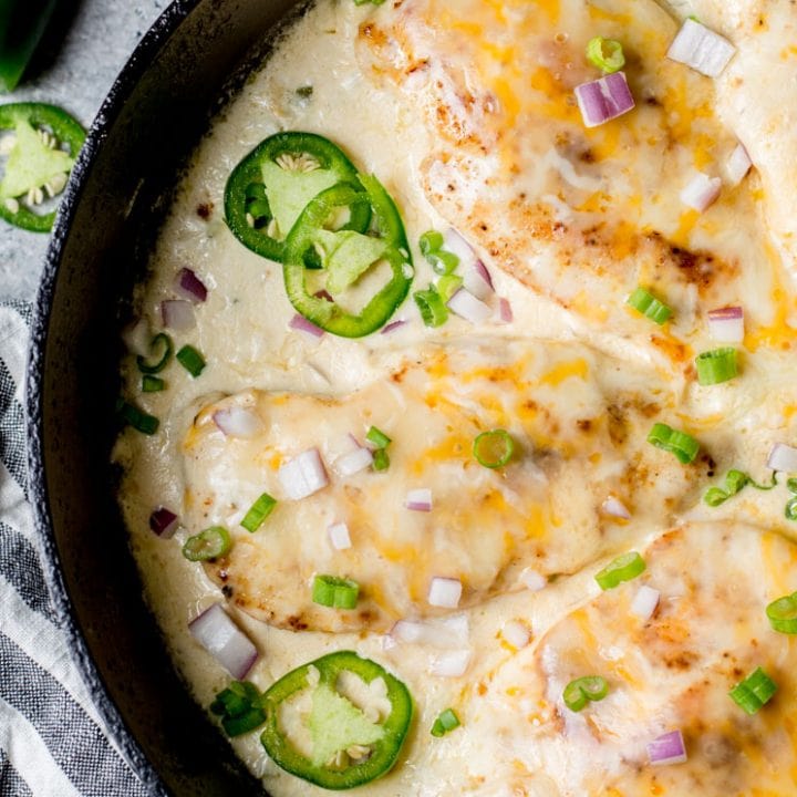 Cheesy Jalapeño Keto Chicken Recipe (One Pan!) - Maebells