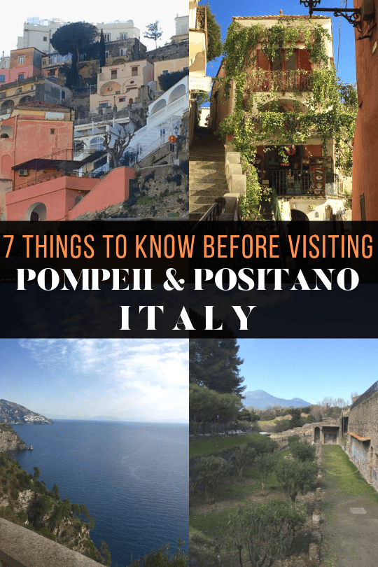 Everything you Need to Know Before Visiting Pompeii and Positano. These tips will make your Italian excursion something you never forget!  #travel #italy #italianvacation 