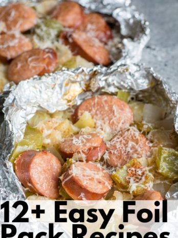 12+ Easy Foil Pack recipes perfect for summer entertaining! What is better than an easy dinner with basically no clean up!