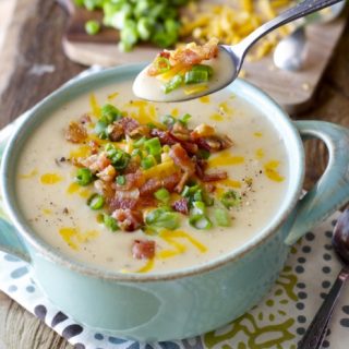 Cheesy Potato Soup (30 Minutes + One Pot) - Maebells