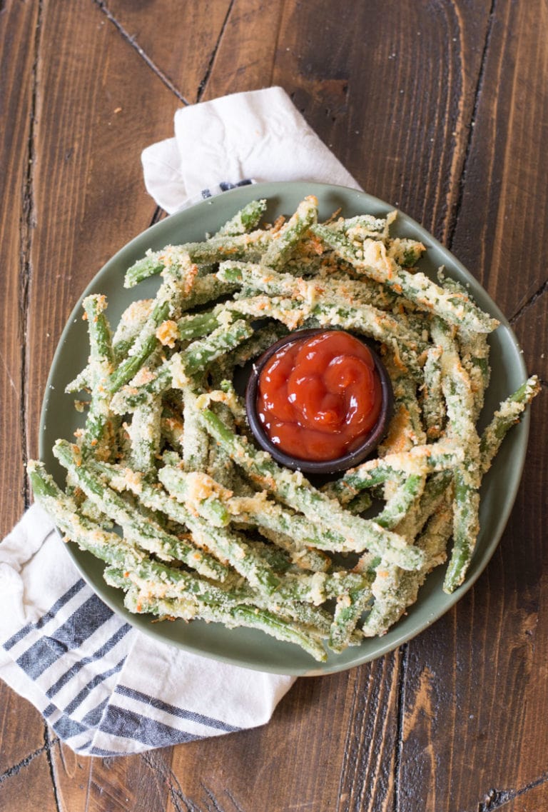 Air Fryer Green Bean Fries (+ Baked Version) Maebells