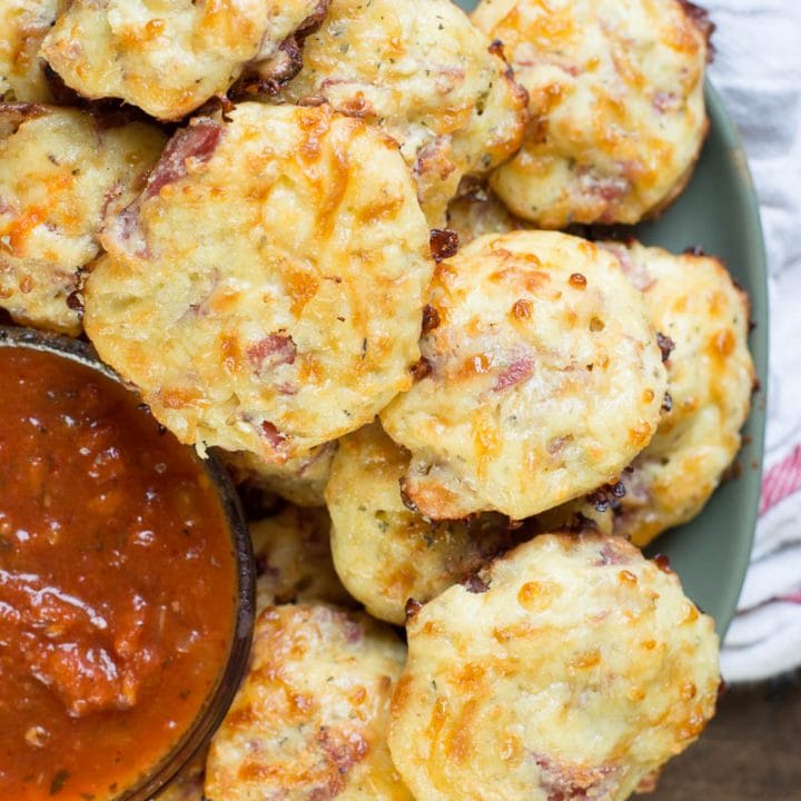 Keto Pepperoni Pizza Bites