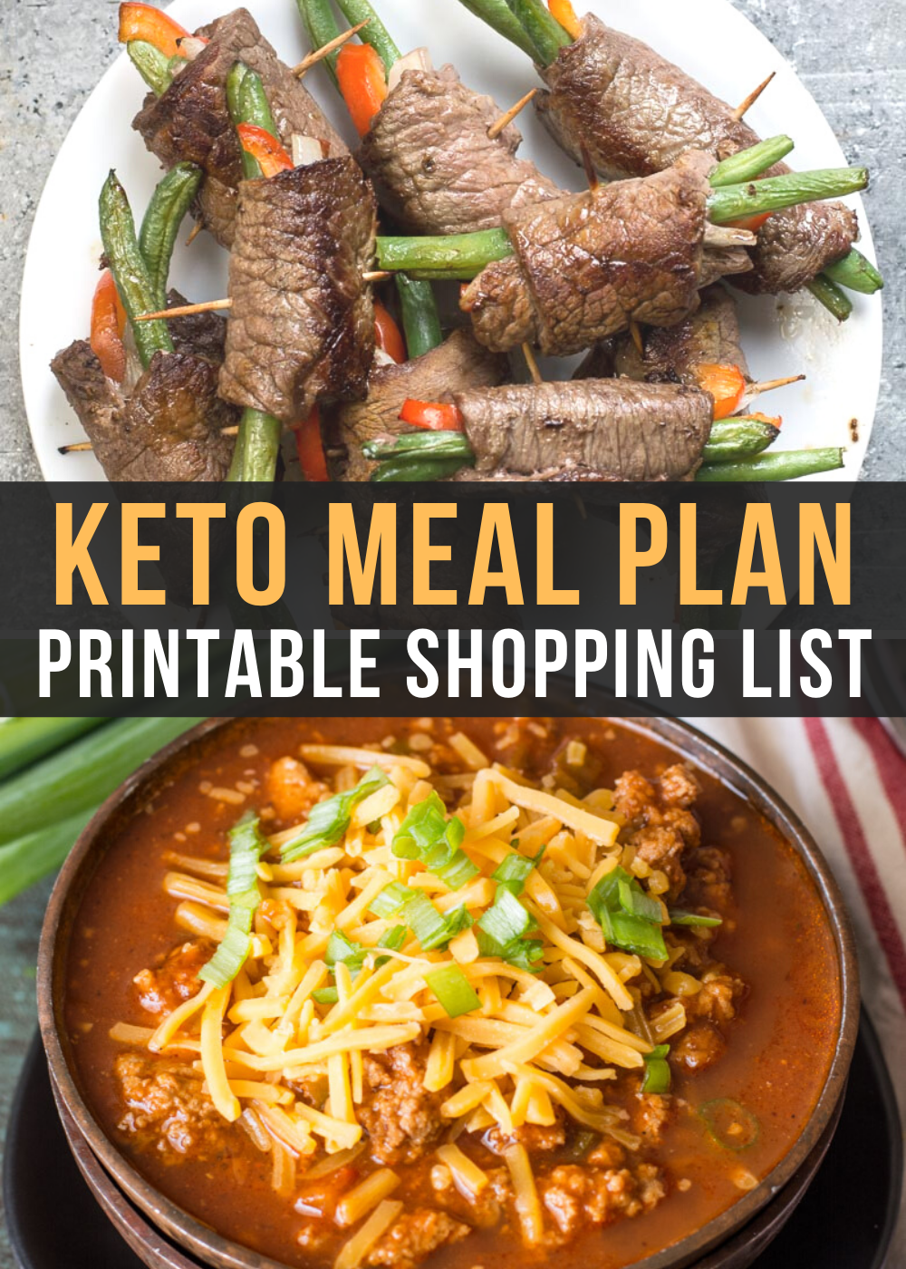 easy keto meal plan with shopping list week 1 maebells