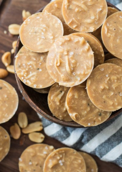 These Keto No Bake Peanut Butter Cookies are just one net carb each and can be made with just 10 minutes of prep! This is the ultimate easy low carb keto dessert!