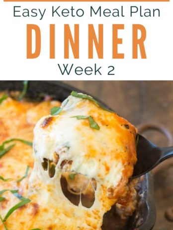 Keto doesn't have to be hard. Let me help you get started with my weekly Keto Meal Plan which includes 5 EASY low carb dinners plus a keto breakfast recipe complete with net carb counts and a printable shopping list.