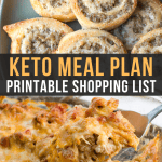 Easy Keto Meal Plan with Shopping List (Week 3)