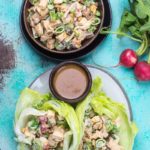 Easy Chopped Thai Chicken Salad (keto + low carb)