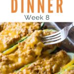 Easy Keto Meal Plan with Printable Shopping List (Week 8)