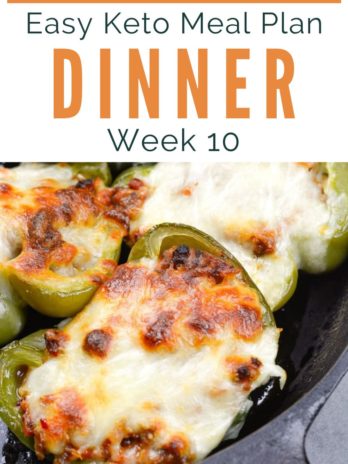 Curious about keto but not sure where to start? I can help! This Easy Keto Meal Plan includes 5 EASY low carb dinners plus a keto breakfast you can meal prep! This guide is complete with net carb counts and a printable shopping list.