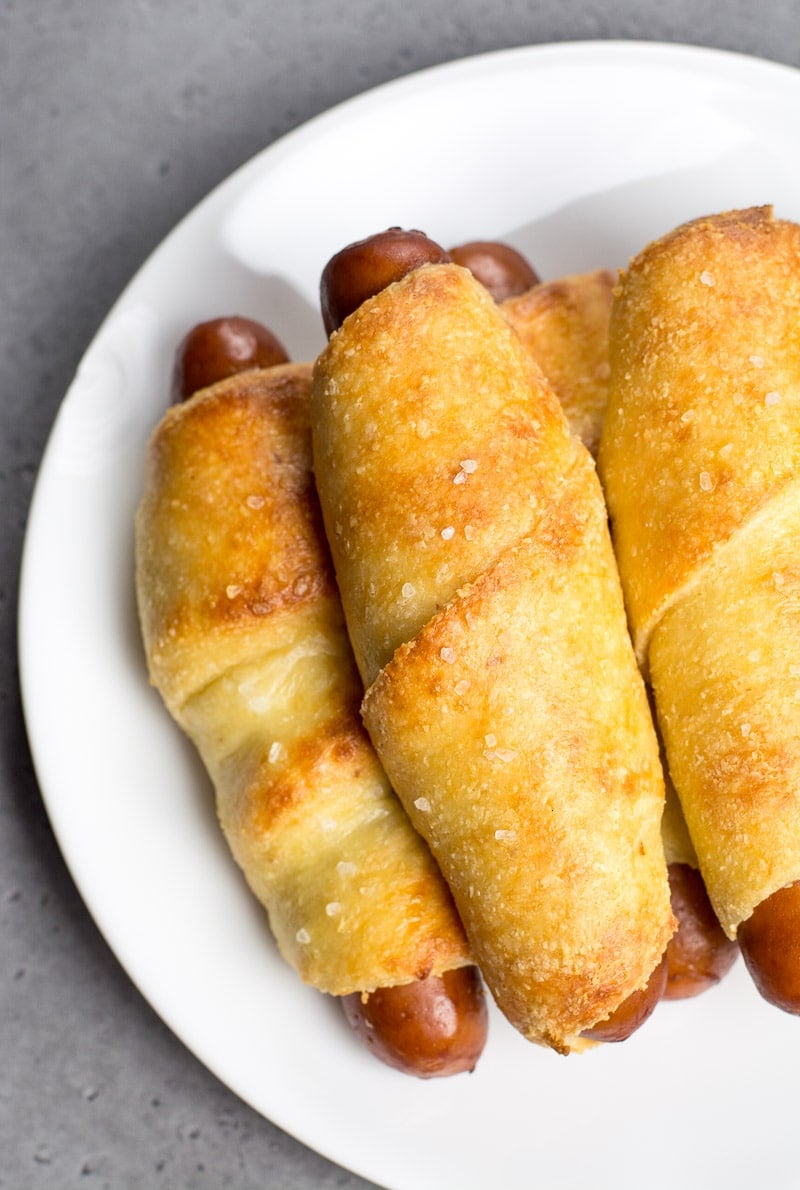 These easy Keto Pigs in a Blanket are the perfect low carb kid friendly dinner under 4 net carbs each!