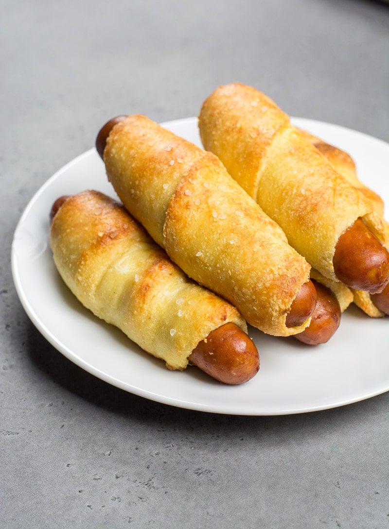 These easy Keto Pigs in a Blanket are the perfect low carb kid friendly dinner under 4 net carbs each!