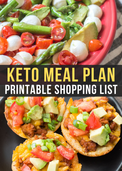 Curious about keto but not sure where to start? I can help! This Easy Keto Meal Plan includes 5 EASY low carb dinners plus a keto dessert to satisfy your sweet tooth. This guide is complete with net carb counts and a printable shopping list.