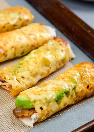 Try these Turkey Bacon and Avocado Taquitos for a quick and easy keto lunch!