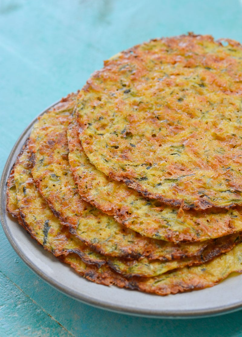 A plate of keto tortillas