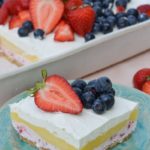 No Bake Strawberry Cheesecake Lush