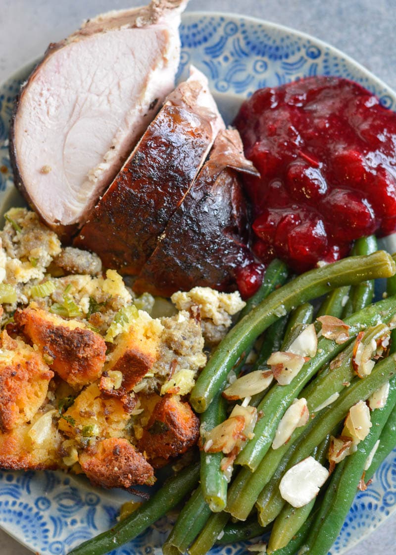 This Easy Keto Sausage Stuffing is loaded with flavor, naturally gluten free, and has about 5 net carbs per serving! This low carb side dish is perfect for all of your holiday gatherings! 