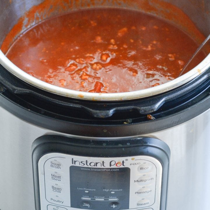 Instant Pot No Bean Chili Recipe Low Carb Maebells