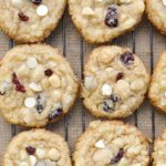Cranberry White Chocolate Macadamia Nut Cookies (low carb + keto)