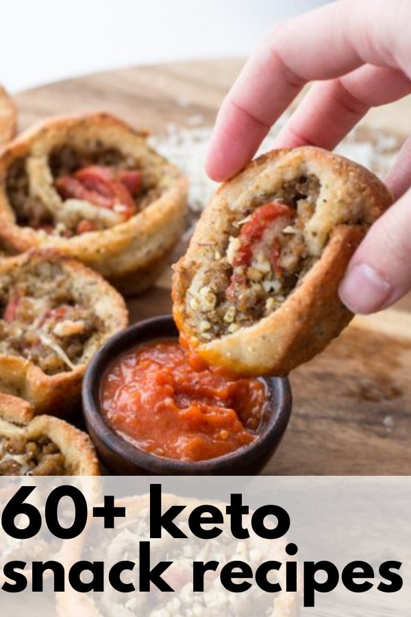 These 60+ keto snack recipes are the perfect low-carb munchies for when salty or sweet cravings strike!