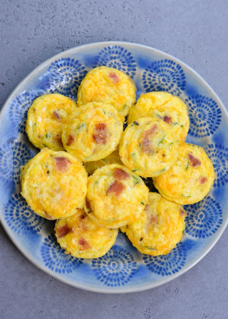 Bacon Egg and Zucchini Bites (keto + low carb) Maebells