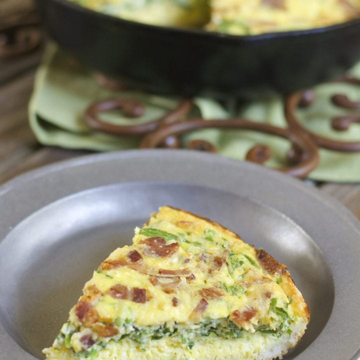 Keto Bacon Jalapeno Quiche
