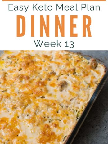 This week’s Easy Keto Meal Plan includes 5 easy low-carb dinner as well as a keto-friendly breakfast. Net carb counts and printable shopping list included!