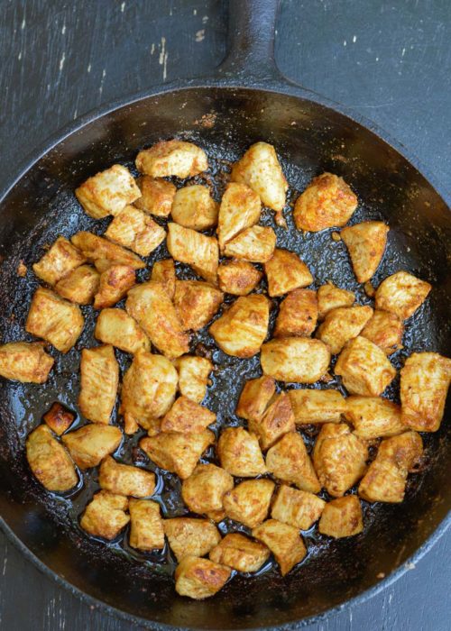 One Pan Cheesy Fajita Chicken (keto + low carb) Maebells
