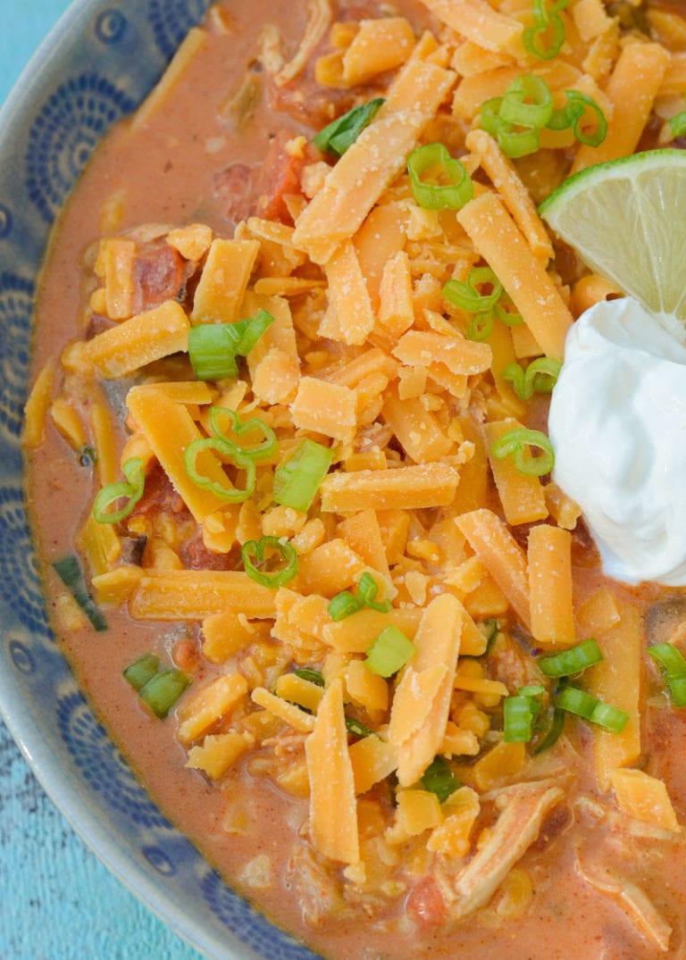 Keto Cheesy Chicken Enchilada Soup Maebells