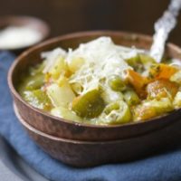 Creamy Vegetable Orzo Soup