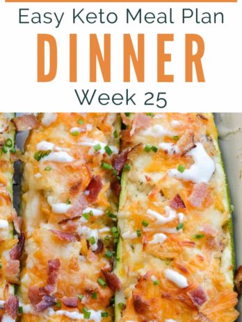 My Easy Keto Meal Plan includes five easy low-carb dinner recipes plus a bonus keto dessert! With net carb counts, serving amounts, meal prep tips, and a printable shopping list, keto can’t get much easier!