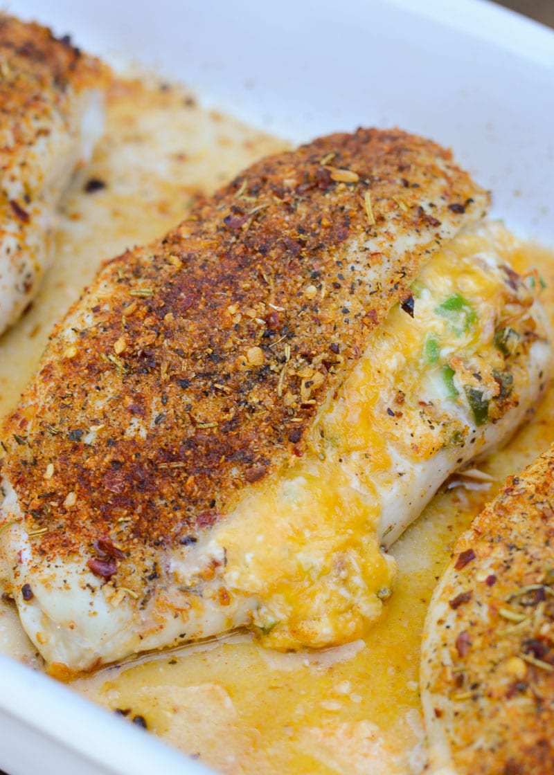 This Broccoli Cheddar Stuffed Chicken is a quick and easy keto dinner recipe around 2 net carbs per serving!