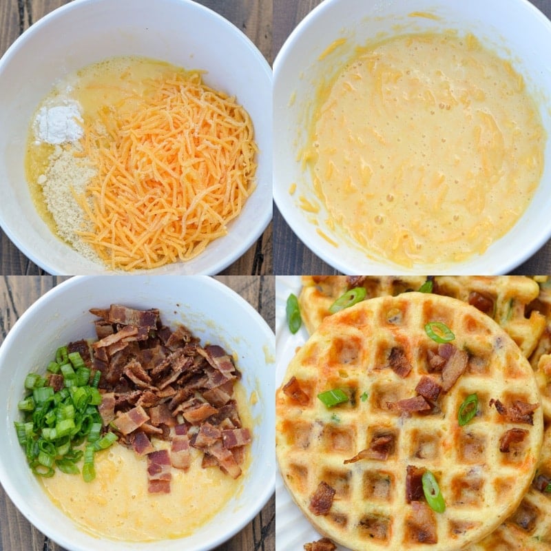 Savory chaffle and egg bites with Dash mini waffle and egg bite maker🥰