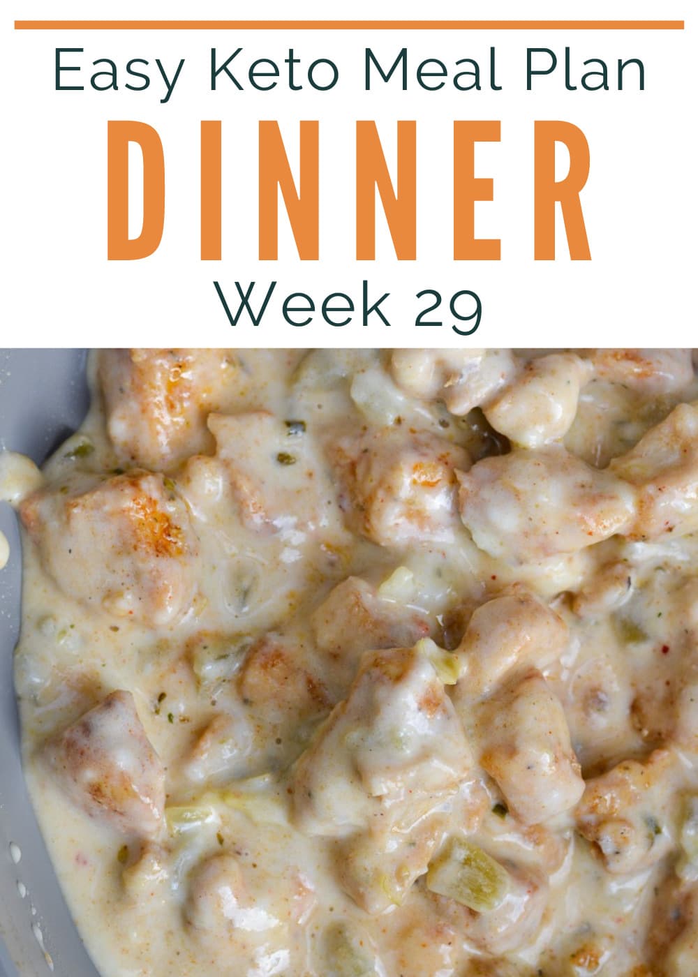 My Easy Keto Meal Plan includes 5 delicious keto dinners as well as an easy low-carb meal prep dessert! Download the printable meal plan and shopping list with net carb counts for an easy week of keto recipes!