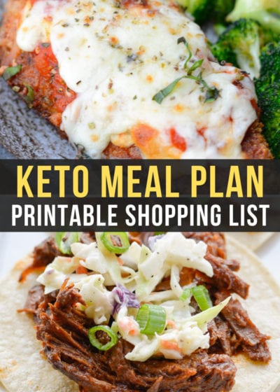 Enjoy amazing low-carb meals like Instant Pot Tacos and Keto Chicken Parmesan with my Easy Keto Meal Plan!