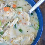 Instant Pot Chicken Spinach Soup (keto + low carb)