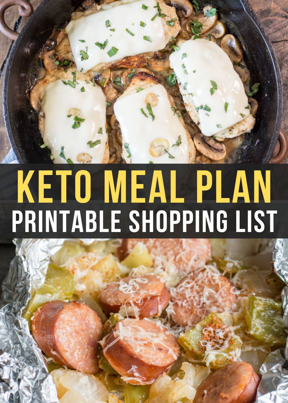 Week 32 of the Easy Keto Meal Plan includes 5 delicious keto dinners, a breakfast, and a dessert! Download the printable meal plan and shopping list for an easy week of keto recipes!