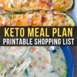 Easy Keto Meal Plan with Printable Shopping List (Week 35)