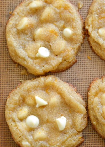 These Orange Creamsicle Cookies are keto friendly and gluten free! Featuring white chocolate chips and orange lemon zest, these keto cookies are perfect for any occasion and only 2.5 net carb each.