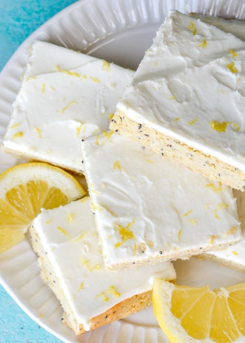 Lemon Poppy Seed Bars Maebells